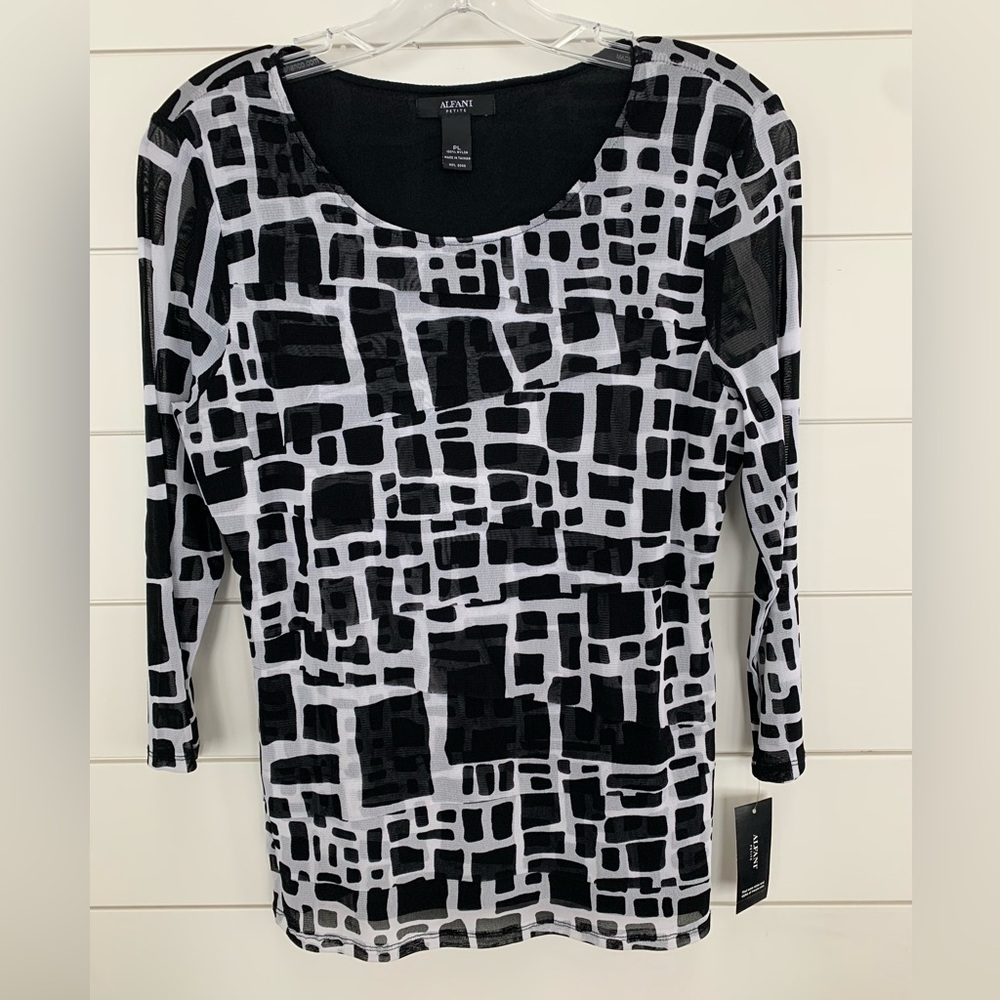 Alfani Petite Women’s Top Size L Petite NWT